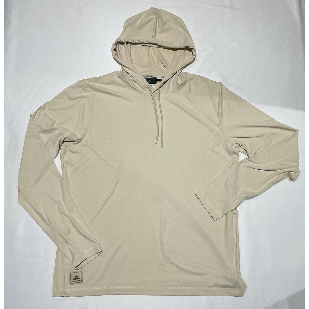 New Pendleton Hoodie Mens Small Sandshell Tan  Lightweight Performance